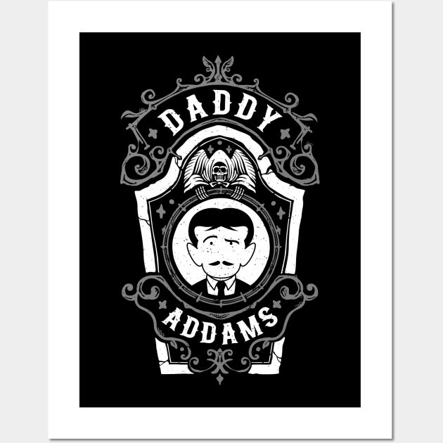 Daddy Addams Wall Art by Olipop